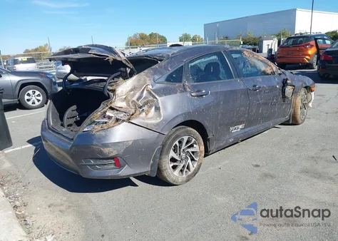 2018 Honda Civic Ex из США, поврежденный, VIN 19XFC2F72JE040963